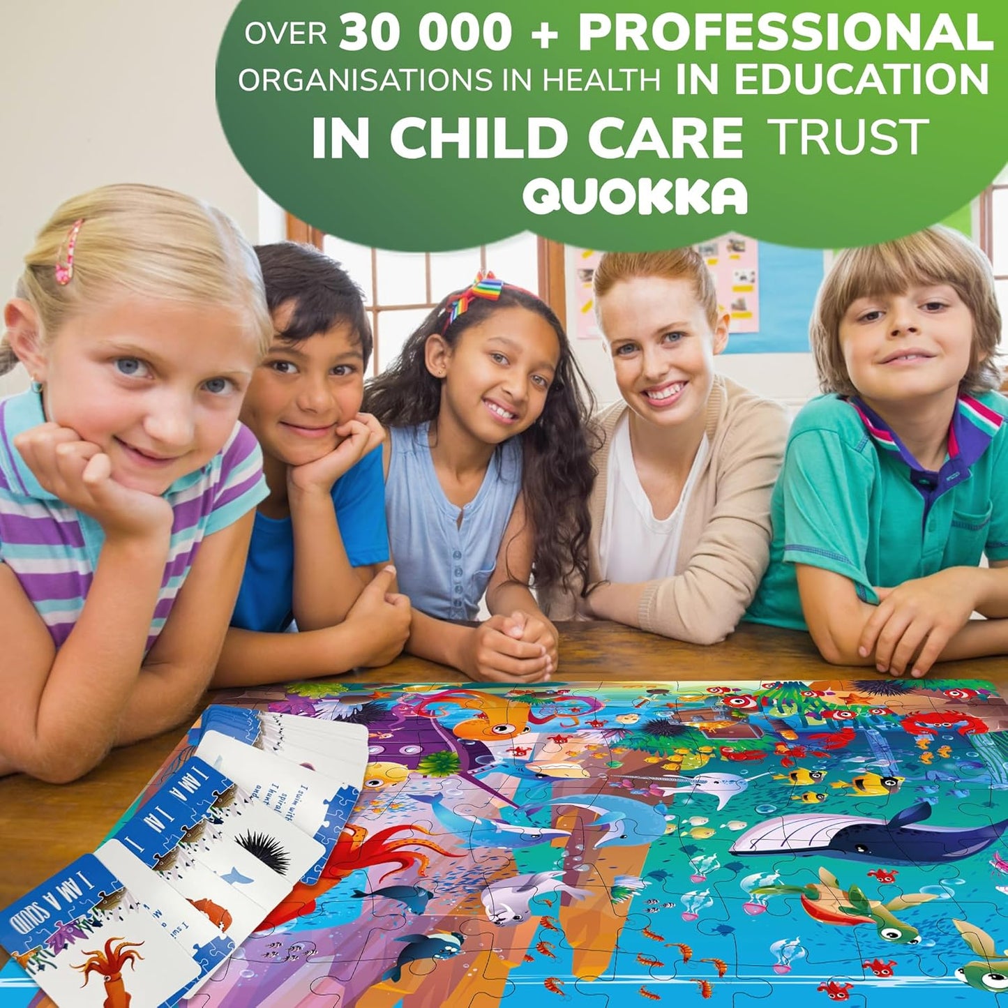 United States Puzzles for Kids Ages 4-6 - 70 Pcs USA Map Kids Puzzle with 50 Cards 400+ USA Facts - State & Capitals Floor Jigsaw Puzzles for Children 6-8 - Educational Toys Gift for Boys Girls