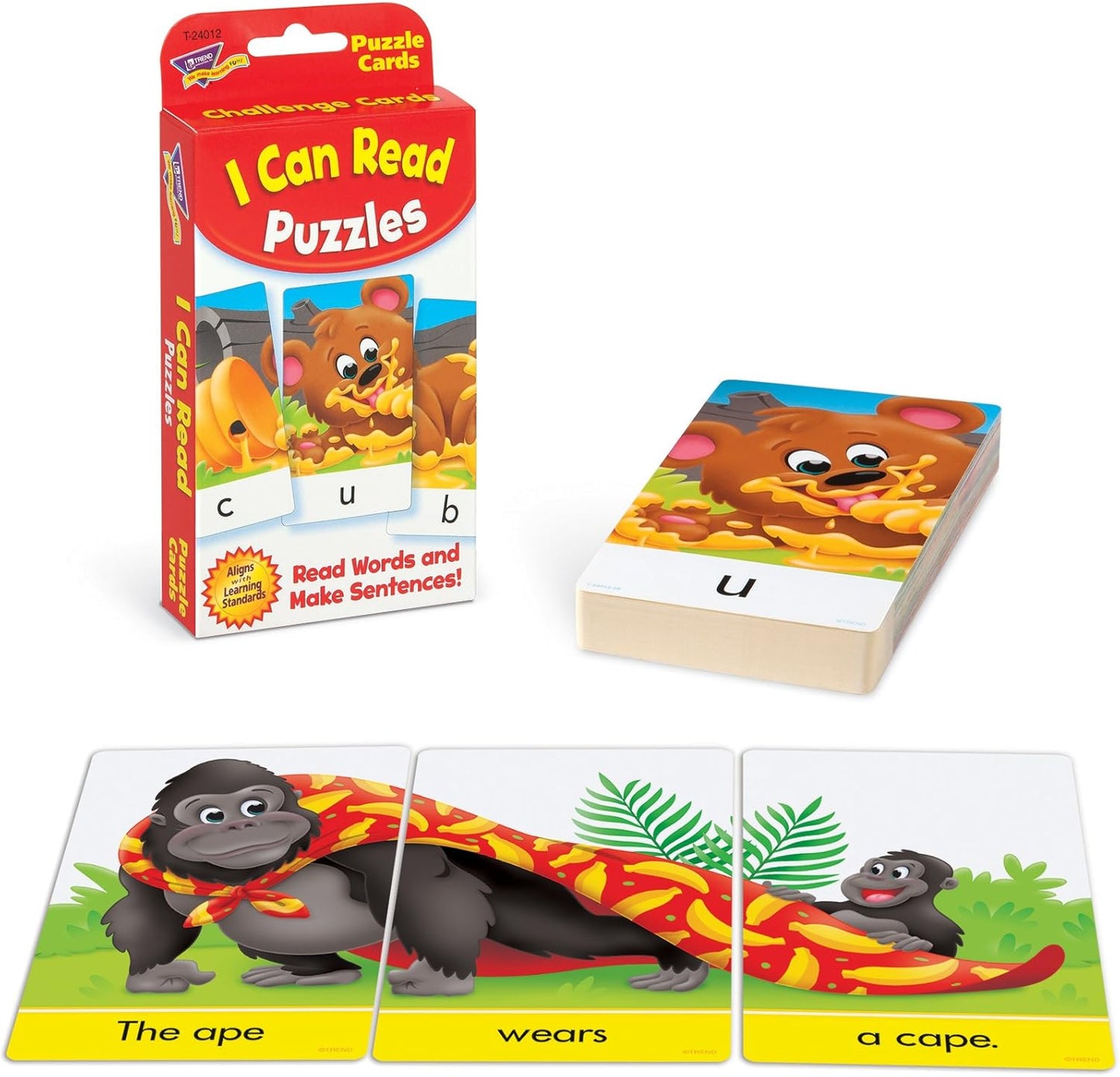 Trend Enterprises, Inc. I Can Read Puzzles Challenge Cards®