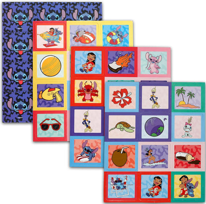 Disney Stitch Memory Matching Game Set - Bundle with 72 Cards of Lilo and Stitch Matching Card Game for Kids Featuring Stitch Plus Sticker Book, Tattoos, More | Stitch Memory Game for Kids
