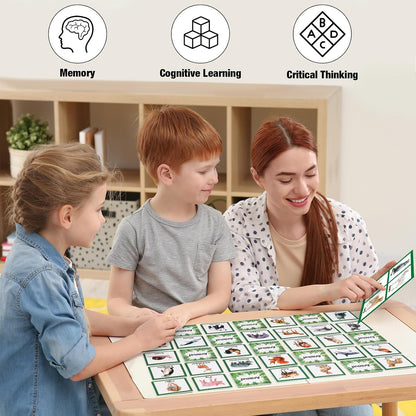 Fuutreo 82 Pcs Christian Memory Matching Games Religious Bible Matching Cards Memory Game Concentration Cards for Winter Holiday Educational Gifts Family Supplies