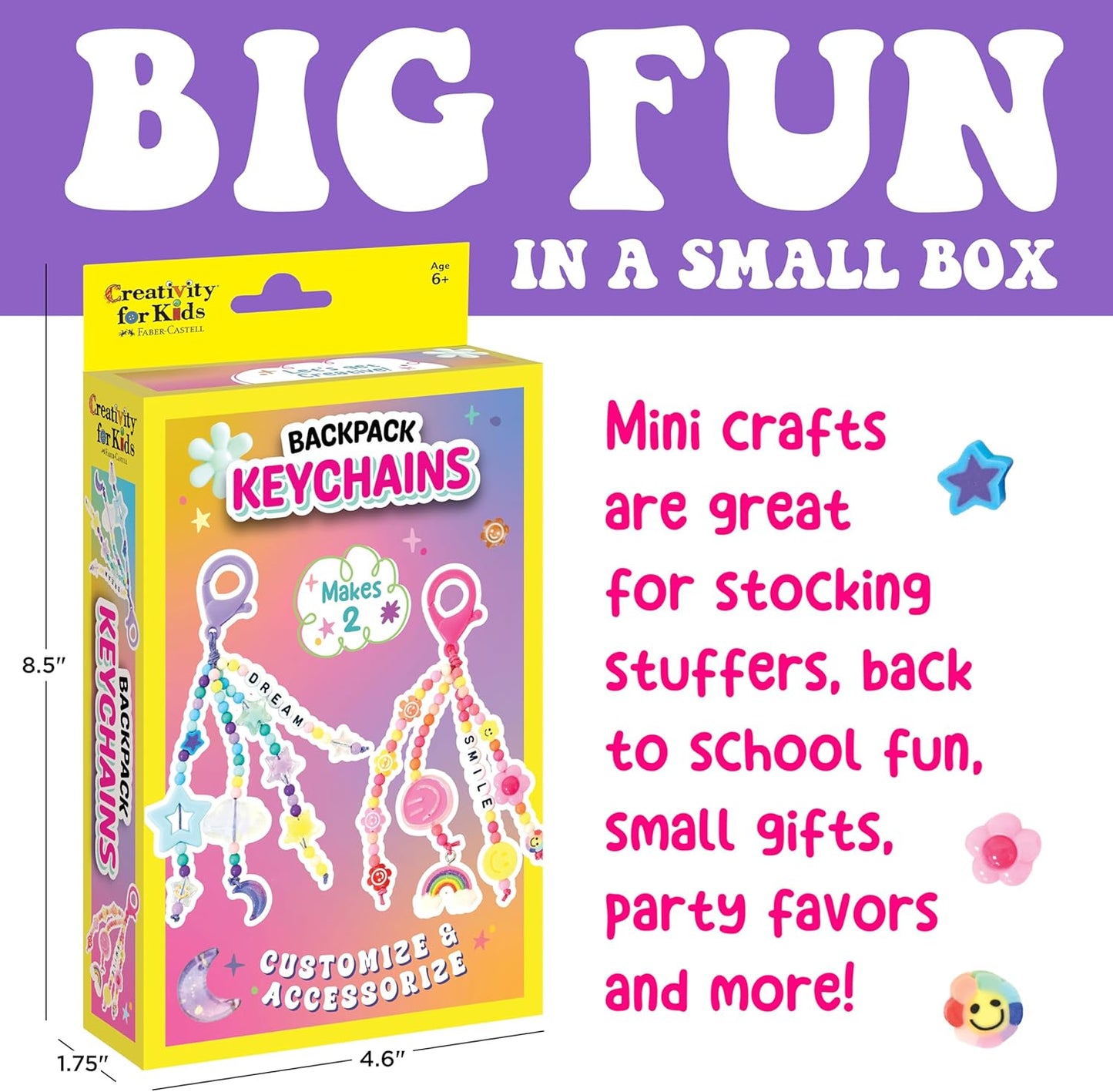 Creativity for Kids Beaded Flower Bracelet Making Kit | DIY Jewelry Craft Kit for Girls | Create 5 Colorful Beaded Bracelets to Wear, Share & Gift | Spring Crafts & Gifts for Mom (Ages 6+)