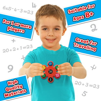 Small World Toys Multiplication Machine, Multiplication Game for Kids 3+, Kindergarten Math Learning & Education Toys, Montessori Math Manipulatives for Home School Classroom, Kids Learning Gift