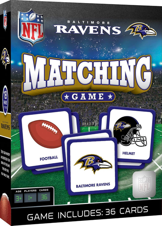 MasterPieces Sports Games - NFL Matching Game - Game for Kids and Family - Laugh and Learn