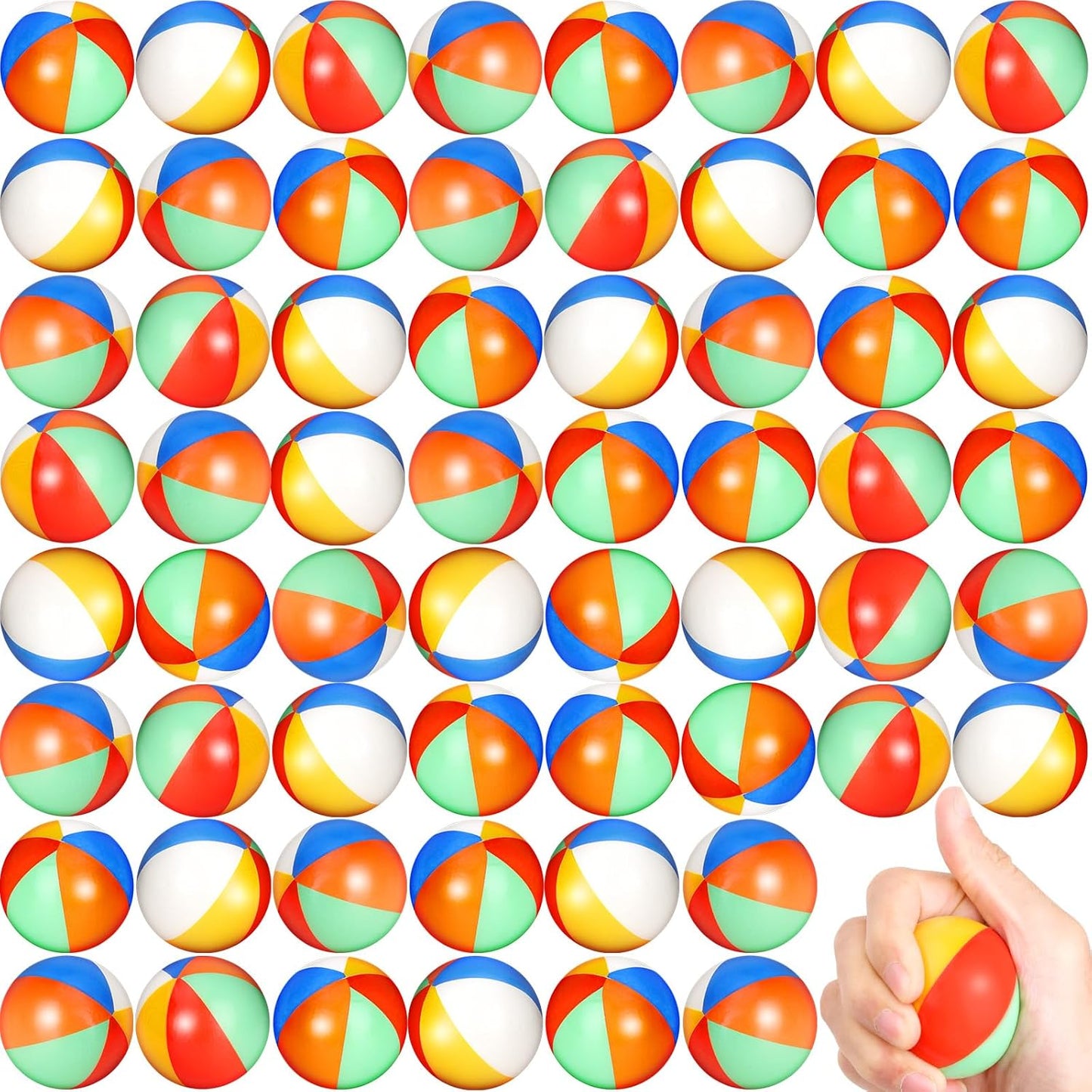 60 Pcs Globe Squeeze Balls Bulk,2.5 inch Earth Stress Relief Balls,Soft Foam Stress Ball Toy for Finger Exercise, Foam Squeezable Balls Classroom School Office Party Favors