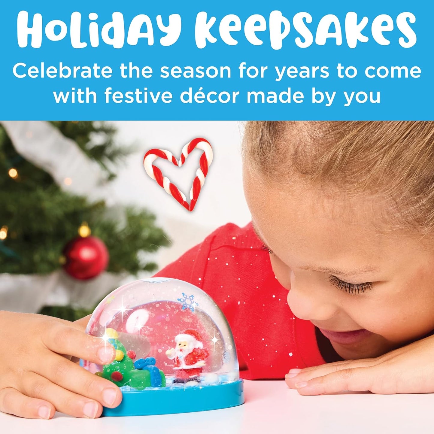 Creativity for Kids Make Your Own Holiday Snow Globes - Gifts and Crafts for Girls, Create 2 Snow Globes, Holiday Crafts for Children, Christmas Activities (Ages 6+)