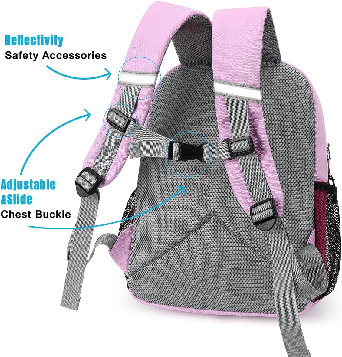 STEAMEDBUN Toddler Backpack Leash for 1-3: Backpack with Leash for Boys Girls - Anti-Lost Harness Backpack for Walking