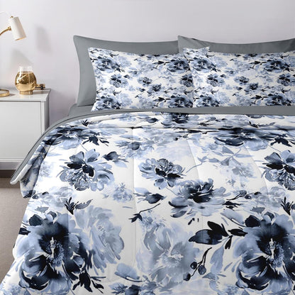 Nesker Comforter Set Twin Size, Science Lab School 5 Pcs Bedding for Kids and Adults, Medical University Chemistry Bed Sheet Sets with Fitted Sheet Pillowcase & Sham