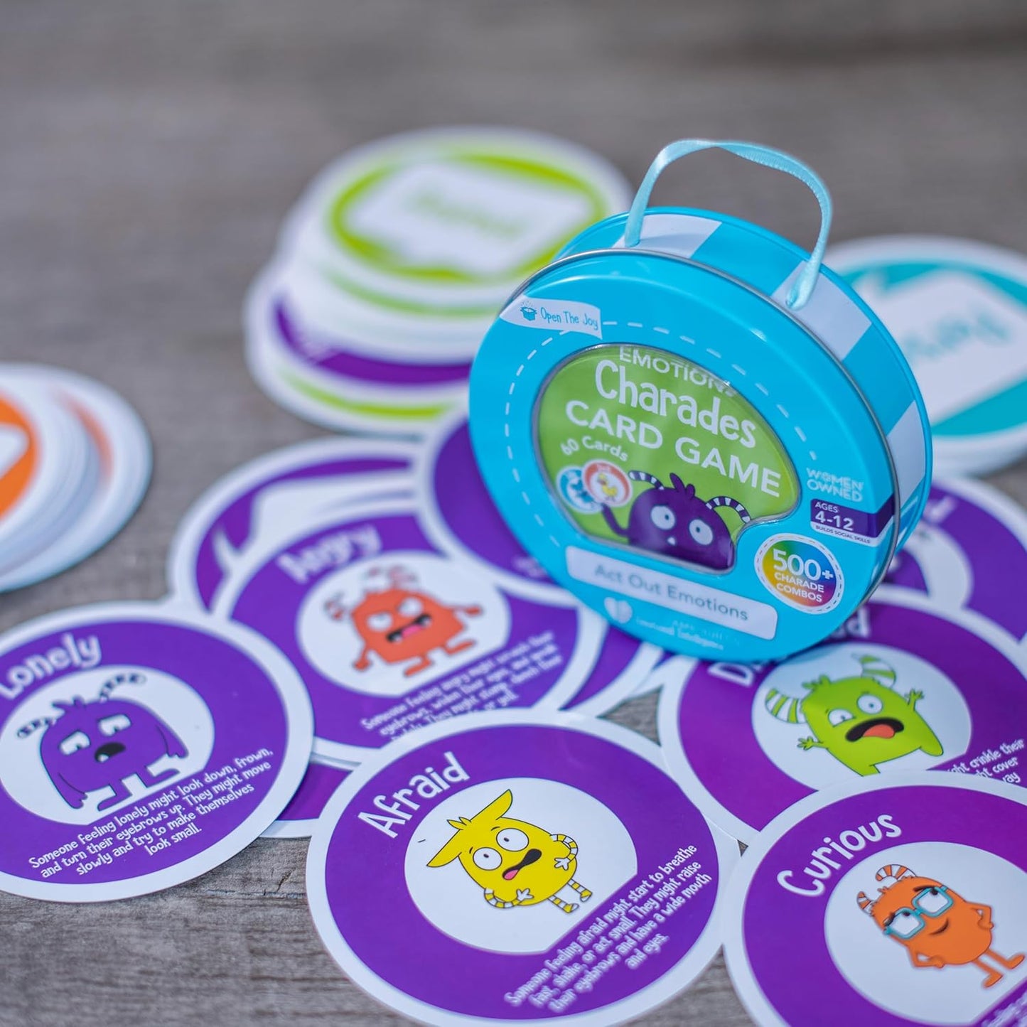 Open The Joy - Creative Storytelling Card Game for Kids, Family Fun Educational Activity to Explore Feelings and Expressions - Ages 4 and Up