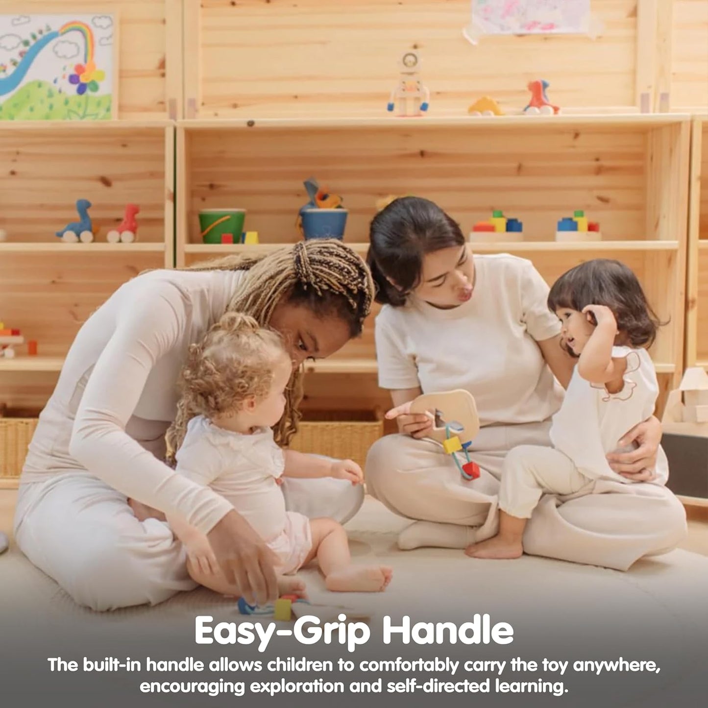 PlanToys® Shape and Sort It Out Bin Wooden Montessori Shape Matching Toy | Fine Motor, Problem Solving and Early Math Learning Activity | Eco Friendly Educational Sorting Toy