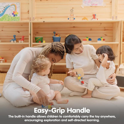 PlanToys® Shape and Sort It Out Bin Wooden Montessori Shape Matching Toy | Fine Motor, Problem Solving and Early Math Learning Activity | Eco Friendly Educational Sorting Toy