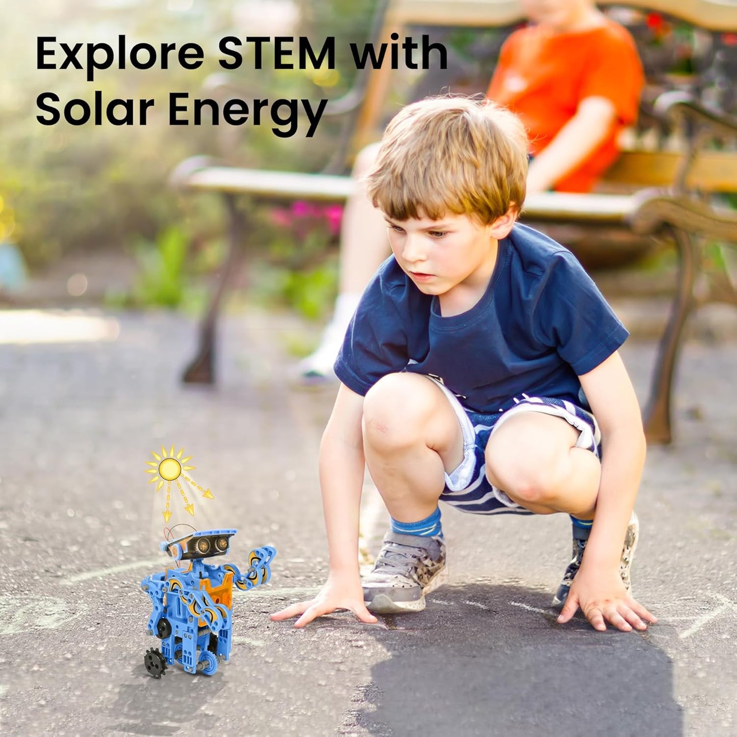Sillbird Solar Robot Building Kit STEM Gift for Boys Aged 8-12, 12-in-1 DIY Science Educational Robotic Toys for Kids Teens Birthday, Powered by the Sun with 190 Pieces