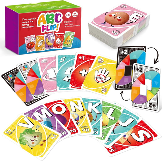 Alphabet Flash Cards for Kids Ages 4–8, 148 Double-Sided Symbol Matching Flash Cards, Toddler Letter & Color Flashcards, Kindergarten Classroom Homeschool Preschool Learning Activity