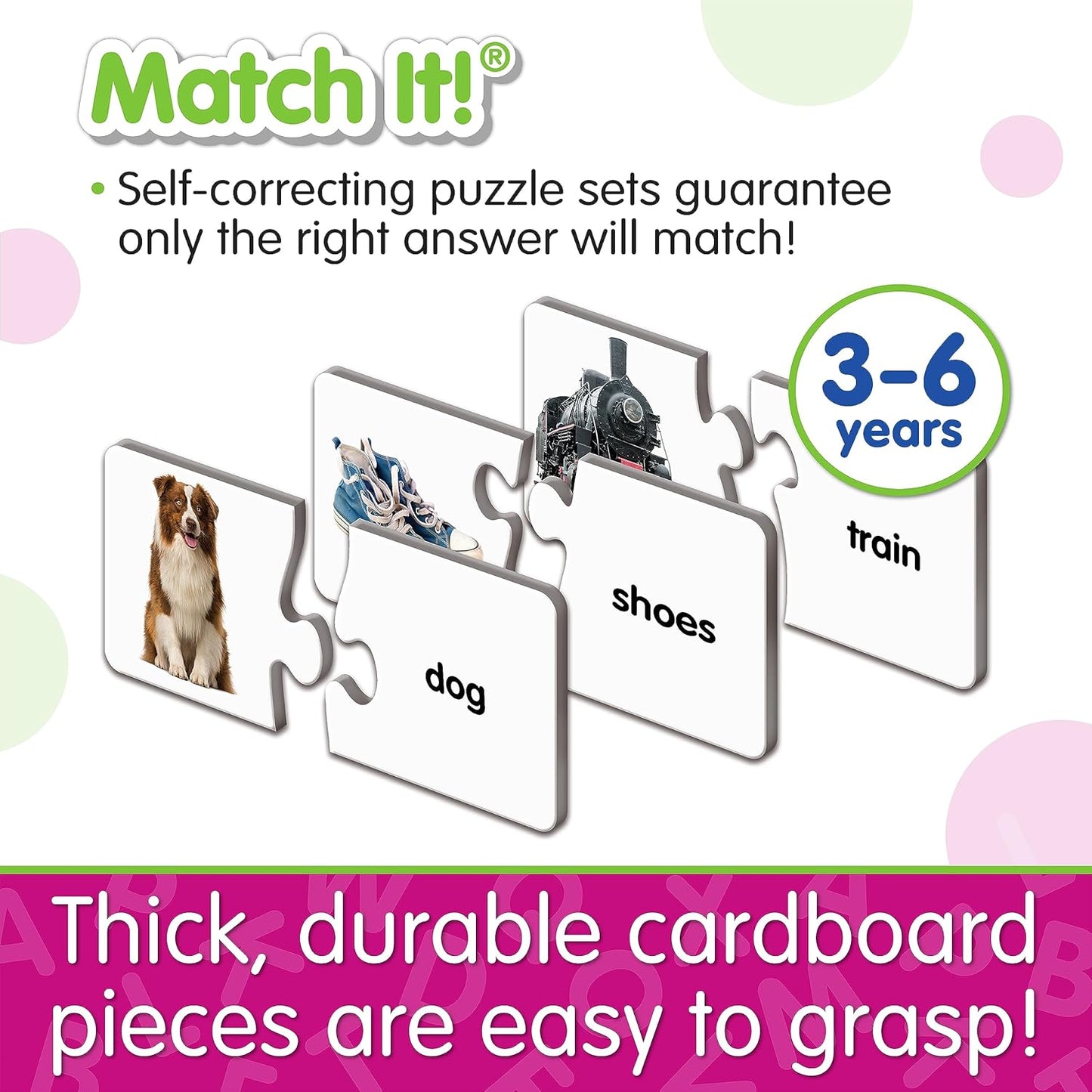 The Learning Journey: Match It! - ABCs - ABC Puzzle, Alphabet Puzzles for 2 Year Olds, Alphabet Puzzles For Kids Ages 3-5, Pre Kindergarten Learning Materials, Award Winning Educational Toys