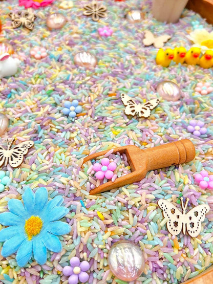 Kids Sensory Bins Montessori Sensory bin, Sensory Toys, Sensory Bins, Sensory Bin for Preschoolers (Pastel Bunny)