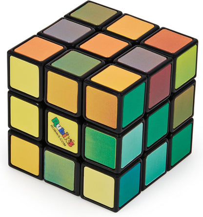 Rubik’s Cube, Special Retro 50th Anniversary Edition, Original 3x3 Cube Collectible & Desk Décor, Problem-Solving Brain Teaser, Fidget Toy, Sensory Puzzle for Adults, Teens, Kids, for Ages 8 & Up