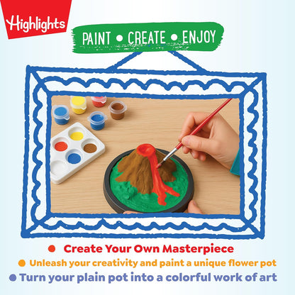Highlights Paint Your Own Plaster Figurine & Activity Kits – DIY Art Sets with Figurines, Paints, Brush & Bonus Activities – Multiple Themes – Ages 6+