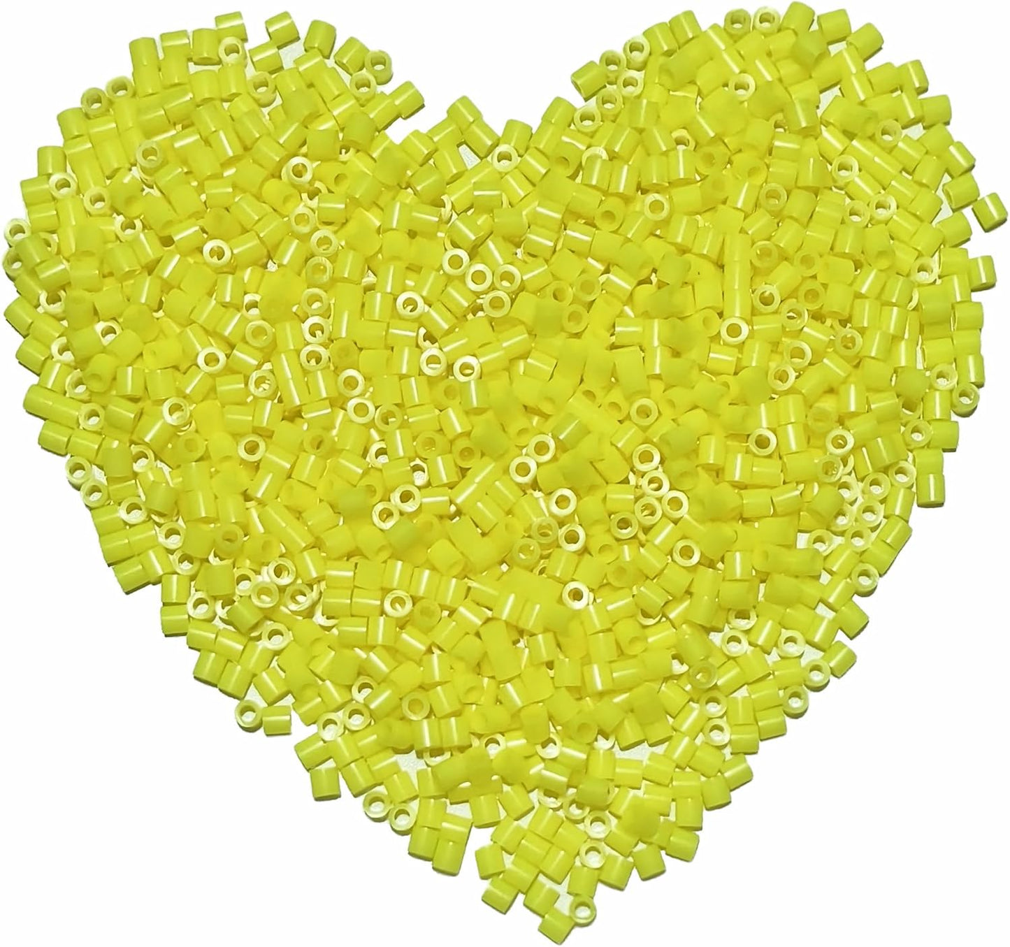 1000Pcs Beads Fuse - 5mm Transparent Melting Beads for Crafts, Bead Bulk Refill.