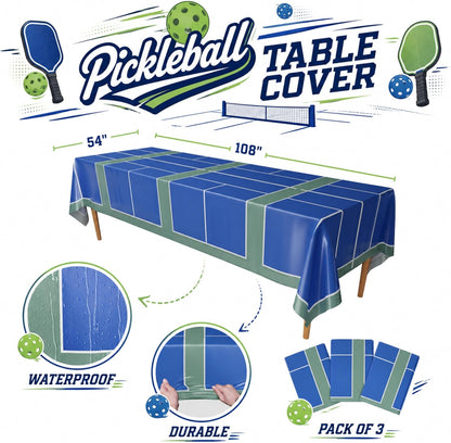 Blue Orchards Science Table Covers (Pack of 3) - 54"x108" XL - Science Birthday Party Decorations, Chemistry Party, Laboratory Theme Table Cloth