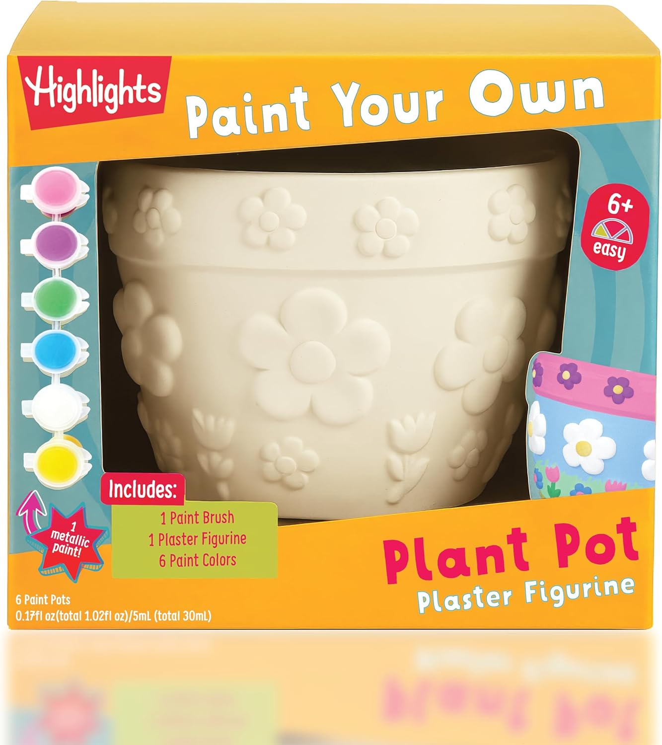 Highlights Paint Your Own Plaster Figurine & Activity Kits – DIY Art Sets with Figurines, Paints, Brush & Bonus Activities – Multiple Themes – Ages 6+