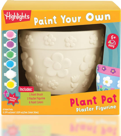 Highlights Paint Your Own Plaster Figurine & Activity Kits – DIY Art Sets with Figurines, Paints, Brush & Bonus Activities – Multiple Themes – Ages 6+