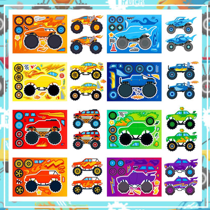 24-Sheet Make Your Own Science Sticker Kit | Microscope, DNA & Scientist Designs - Reusable Educational Decor for Classrooms & Kids Rooms