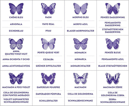 Mudpuppy Butterflies Shaped Memory Match, Multicolor