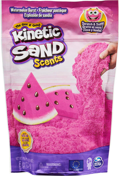 Kinetic Sand Scents, 8oz Pink Watermelon Burst Scented, for Kids Aged 3 and up