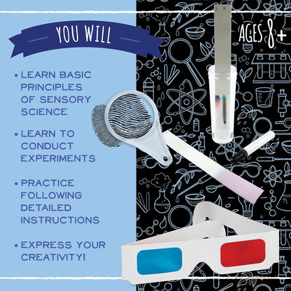 MindWare Science Academy Detective lab - Science Kits for Kids Age 8-12 - Kids Detective Kit Complete with 7 Forensics and Crime-Scene Investigations - Ages 8 and Up
