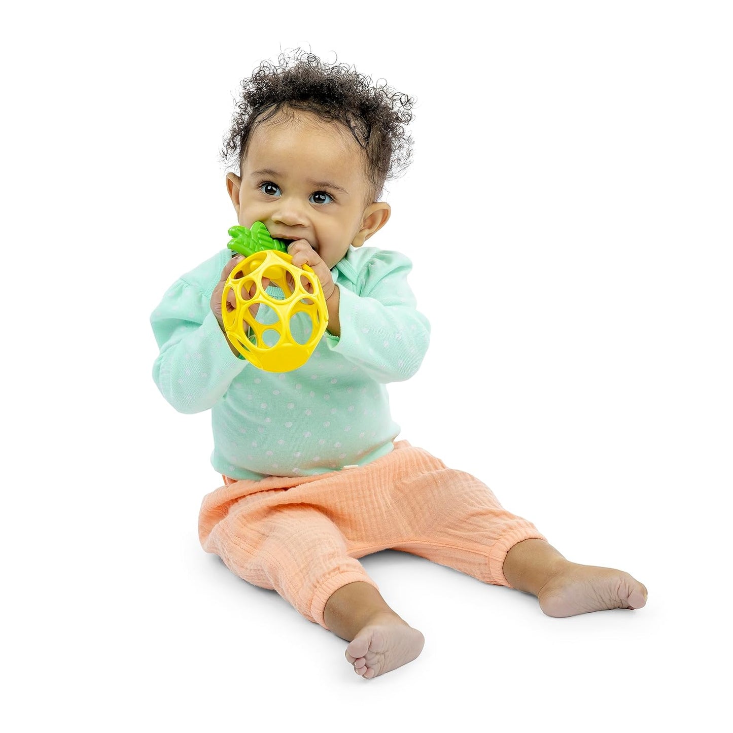 Bright Starts Oball Musical Toy, Jingle & Shake Pal, BPA-Free Easy-Grasp Baby Rattle Toy, Ages Newborn+