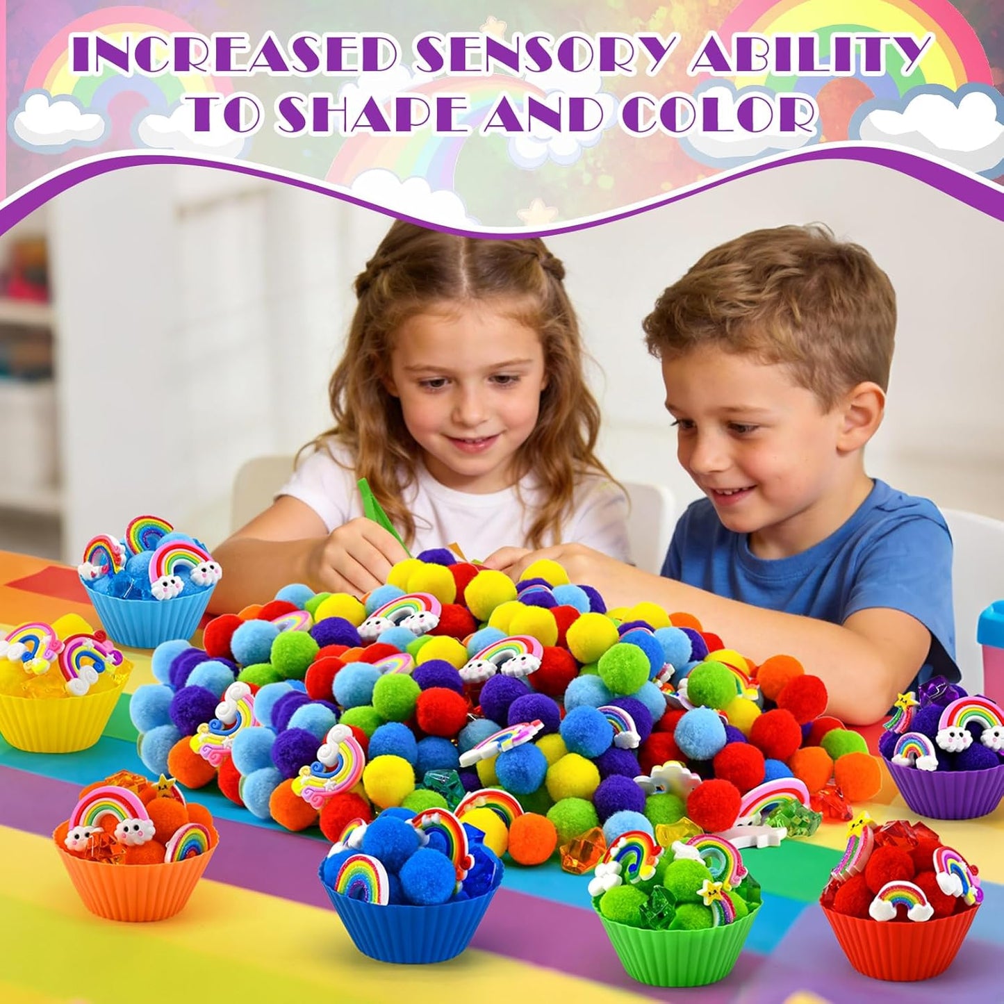 270 Pcs Numbers and Letters Sensory Bin Items Back to School Counting Sorting Sensory Bin Filler Fine Motor Numbers and Letters Geometric Figure Counts for Easter Spring Summer Sorting
