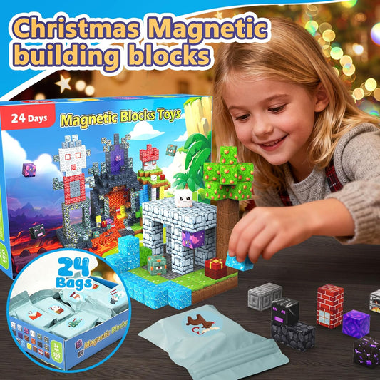 150PCS Magnetic Blocks, Magnetic Building Blocks Cubes, Magnet Tiles Stacking STEM Building Game Birthday Gifts for Boys Girls Age 3 4 5 6 7 8-12
