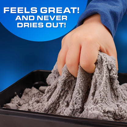 Blue Marble NASA Moon Sand Activity Kit – STEM Educational Sensory Bin Filler with 1.5 lbs Moon Sand, Play Tray, Space Molds, Astronaut Figure, Shovel, NASA Sticker, Activity Booklet & Learning Guide