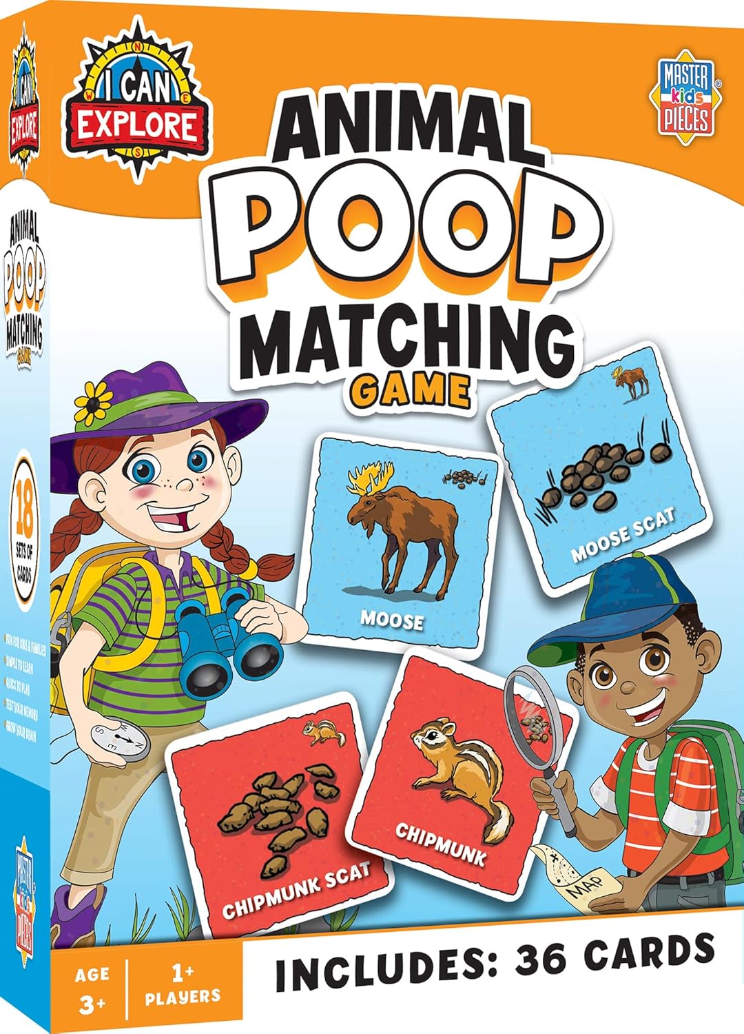 MasterPieces Officially Licensed CAT Picture Matching Card Game for Kids and Families