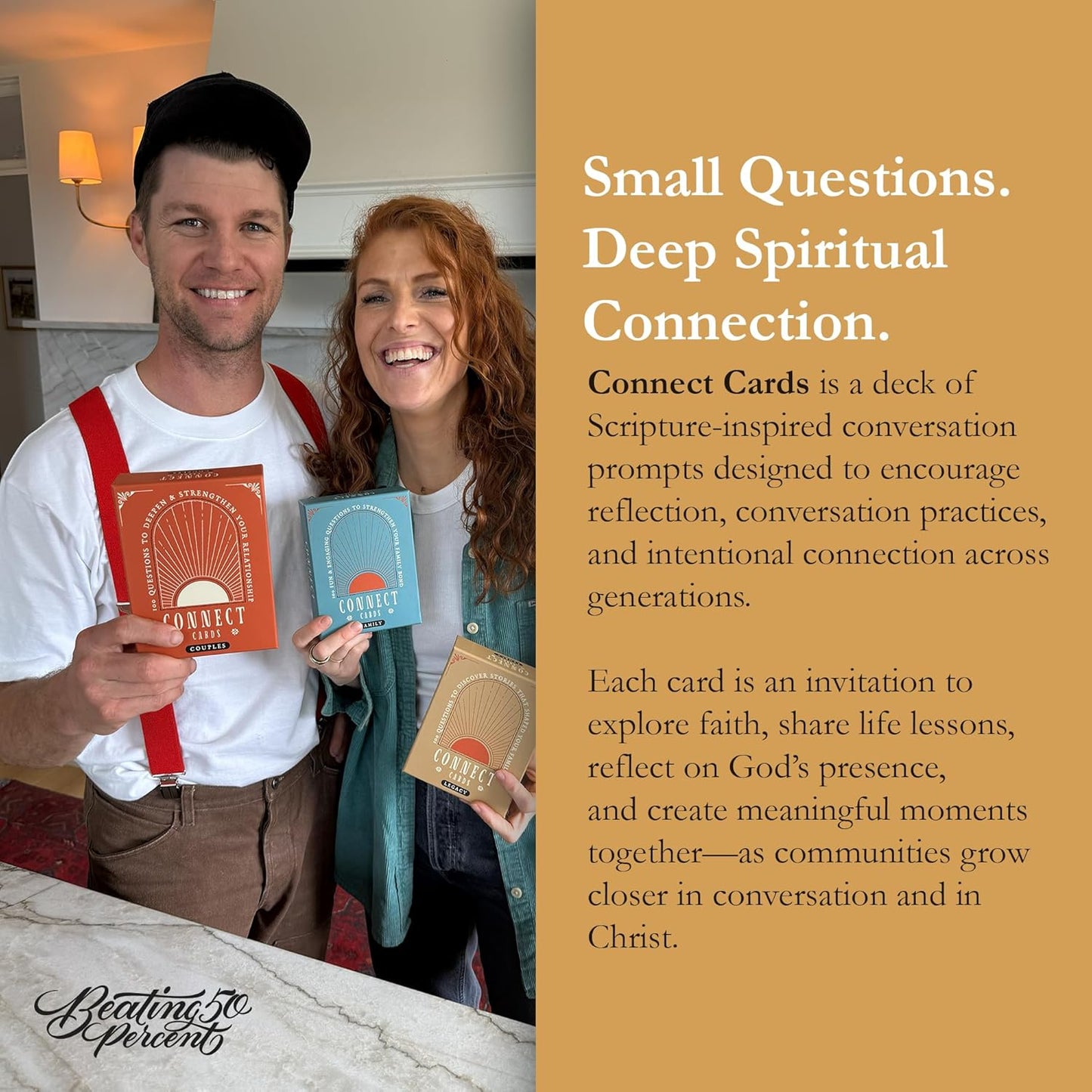 Connect Cards Family Edition - 100 Family Conversation Cards for Kids and Parents to Spark Deeper Connections & Meaningful Moments - Conversation Starters at Home, Dinner, or Travel