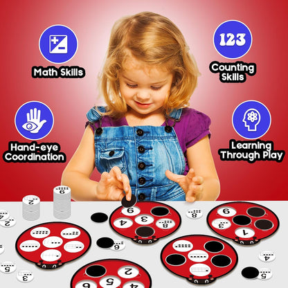 Alphabet Games Letter Learning Toys ABC Flash Cards for Toddler, Speech Therapy Alphabet Matching Game for Kids, Homeschool Supplies Kindergarten Preschool Classroom Must Haves