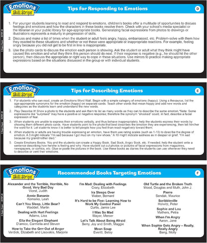 Super Duper Publications | Emotions Skill Strips® Photo Flash Cards | Educational Learning Resource for Children