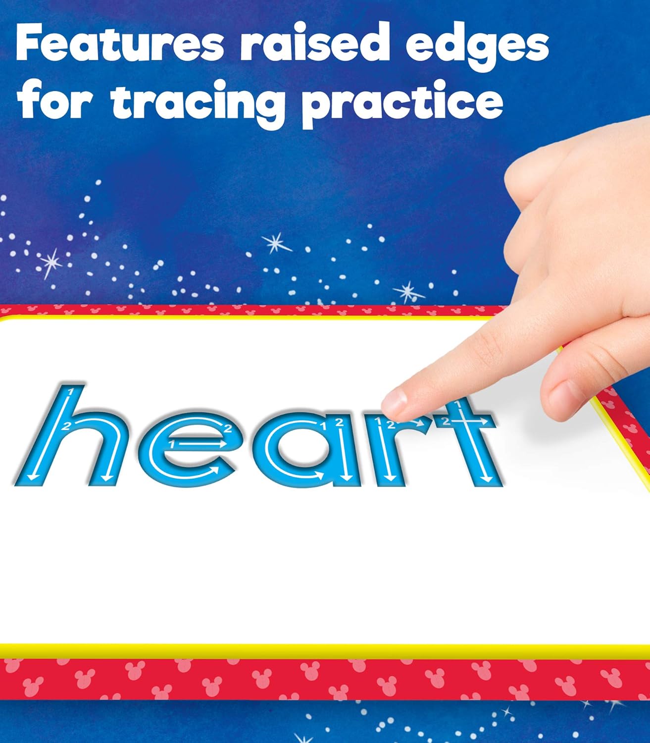 Disney Learning Mickey & Friends BIG First Words Flash Cards for Kids Ages 4-8, Sight Words Flash Cards and Letter Tracing Practice,Preschool, Kindergarten and 1st Grade, Phonics Flash Cards