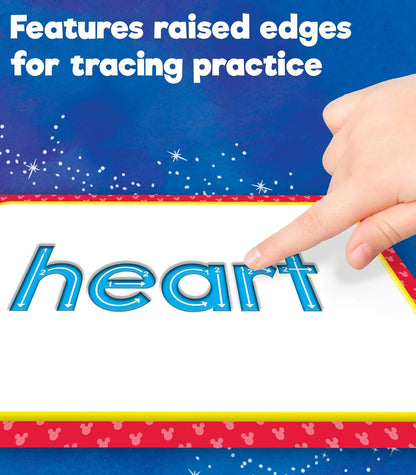 Disney Learning Mickey & Friends BIG First Words Flash Cards for Kids Ages 4-8, Sight Words Flash Cards and Letter Tracing Practice,Preschool, Kindergarten and 1st Grade, Phonics Flash Cards