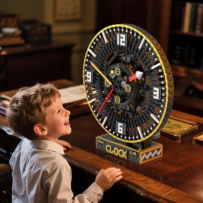 Mould King Cyberpunk Grand Clock Building Set 10160, 3675+ PCS Motorized DIY Clock Model with Mechanical Gears, APP Control & Real-Time Display, Advanced Engineering Toy for Adults & Teens 14+
