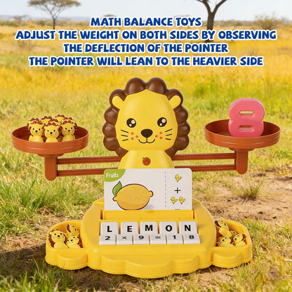 Snugzy Dinosaur Balance Counting Toys Math Game Montessori Toys Learning Games for Kids Educational Toy Gifts for Boys Girls Age 5-7