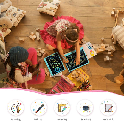 LCD Writing Tablet for Kids, 15 Inch Colorful Electronic Doodle Board for Kids Age 3+ Toys Christmas Birthday Erasable Drawing Tablet Toddler Learning Toys