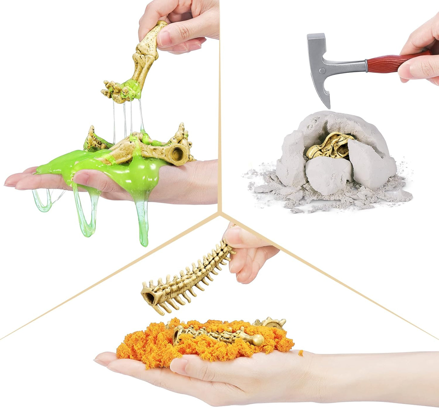 Robo Alive Mega Dino Fossil Find (T-Rex) by ZURU Dig and Discover, STEM, Excavate Prehistoric Fossils, Dinosaur Toys, Educational Toys, Great Science Kit Gift for Girls and Boys