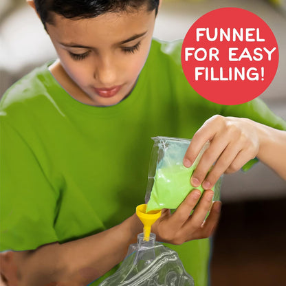 Made By Me Create Your Own Underwater Sand Art, Includes 6 Ocean-Themed Bottles, 8 Sand Colors, Glitter, & Funnel, Great Staycation or Group Activity, Party Idea, DIY Sand Art For Kids Ages 6, 7, 8, 9