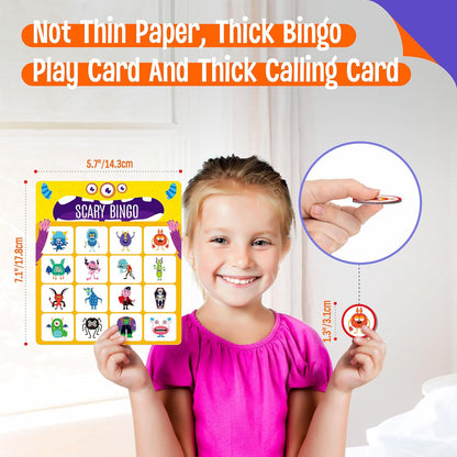 SpriteGru Multiplication & Division Bingo Game, 480 Math Problems, 2 Educational Math Board Game for Kindergarten and Preschool Kids 4-8, Perfect for Classroom & At Home (Up to 25 Players)