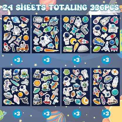 312 Pcs Science Stickers, Chemistry Biology Physics Laboratory Sticker Science Themed Stickers for Craft Supplies Classroom Rewards Party Decorations