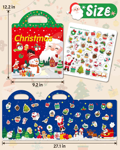 Benresive Reusable Sticker Books for Toddlers, Fun Travel Stickers for Kids, Toddler Sticker Book, Crafts Activities for Toddlers, 3 and Up Birthady Gifts - Vehicle