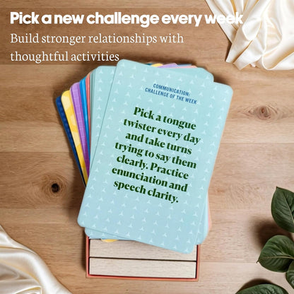 Building Resilience 52 Challenge Conversation Cards for Kids & Parents | SEL Emotional Intelligence | Social Emotional Learning Activities | Life Skills Classroom Must Haves | Teachers & Counselors