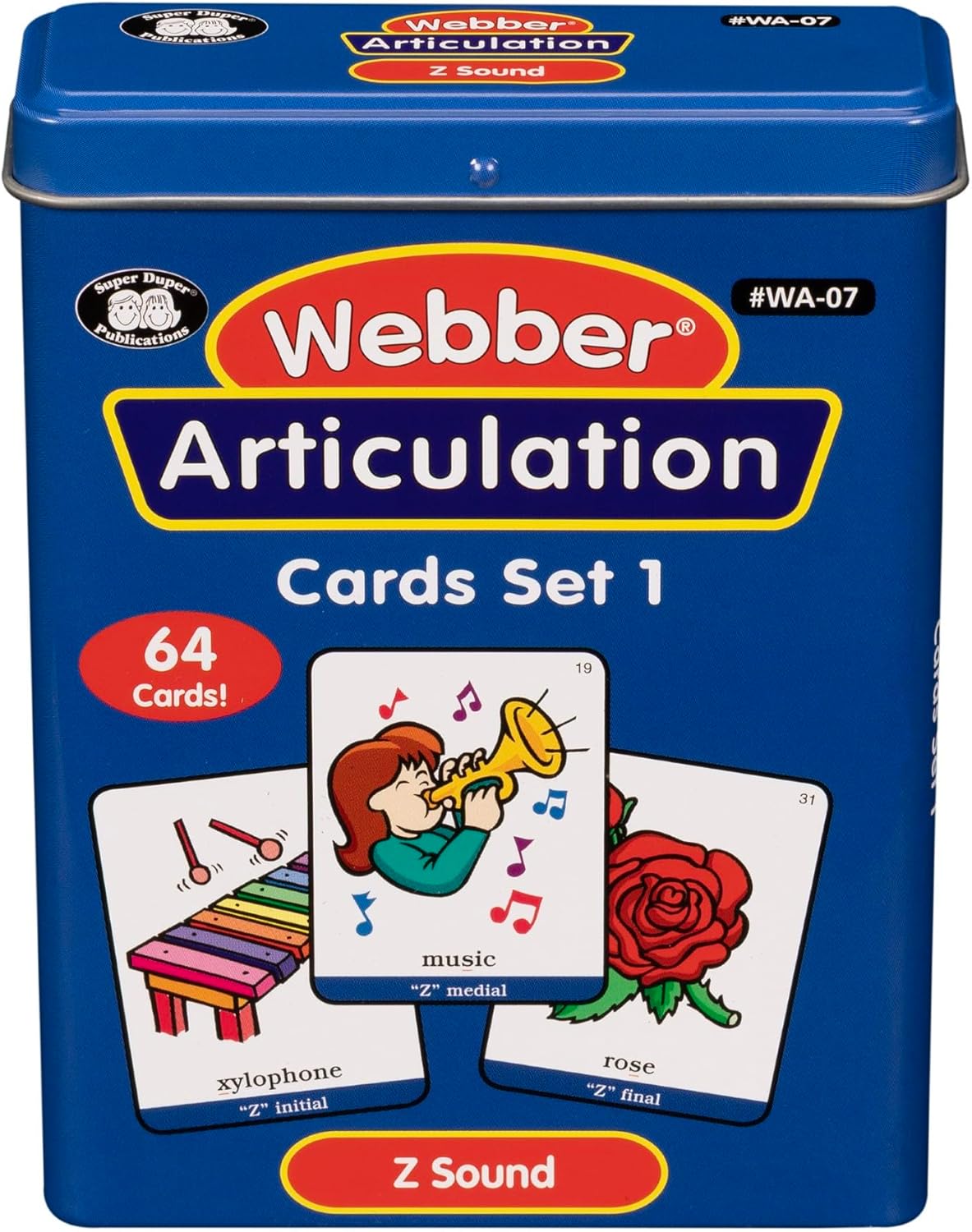 Super Duper Publications | Articulation Z Sound Fun Deck | Vocabulary and Language Development Flash Cards | Educational Learning Materials for Children