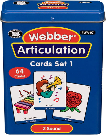Super Duper Publications | Articulation Z Sound Fun Deck | Vocabulary and Language Development Flash Cards | Educational Learning Materials for Children