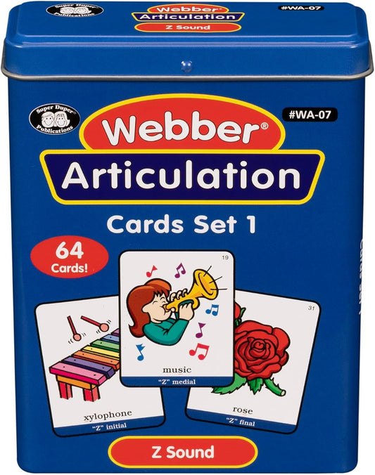 Super Duper Publications | Articulation Z Sound Fun Deck | Vocabulary and Language Development Flash Cards | Educational Learning Materials for Children